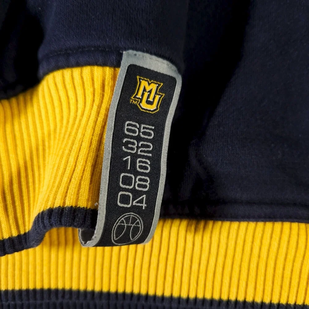 90s Y2K Marquette Golden Eagles Sweatshirt Mens XL Blue Nike Pullover Elite‎